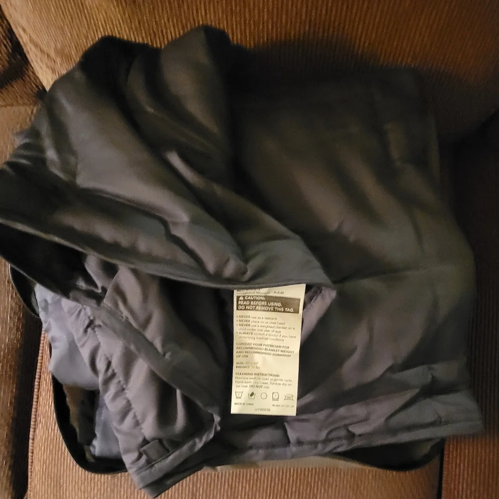 NWT Original Bed Buddy Weighted Queen Gray Comforter 80
